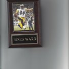 HINES WARD PLAQUE PITTSBURGH STEELERS FOOTBALL NFL TOUCHDOWN