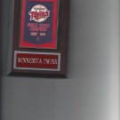 MINNESOTA TWINS WORLD SERIES BANNER PLAQUE CHAMPIONS CHAMPS BASEBALL MLB