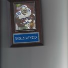 DARREN McFADDEN PLAQUE DALLAS COWBOYS FOOTBALL NFL GAME ACTION
