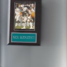 NICK BUONICONTI PLAQUE MIAMI DOLPHINS FOOTBALL NFL