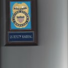 US DEPUTY MARSHAL PLAQUE LAW ENFORCEMENT OFFICER PHOTO PLAQUE