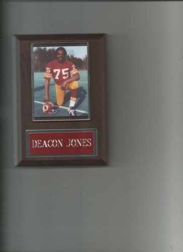 DEACON JONES PLAQUE WASHINGTON REDSKINS FOOTBALL NFL