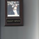 BARRY BONDS PLAQUE SAN FRANCISCO GIANTS BASEBALL MLB