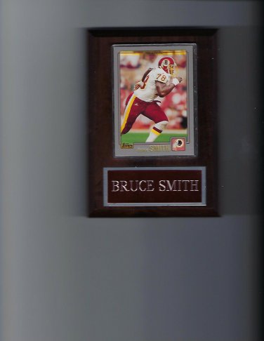 BRUCE SMITH PLAQUE WASHINGTON REDSKINS FOOTBALL NFL
