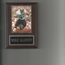 MIKE ALSTOTT PLAQUE PURDUE BOILERMAKERS FOOTBALL NCAA