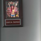 SASHA BANKS PLAQUE WRESTLING WWE WITH BELT