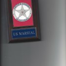 US MARSHAL PLAQUE LAW ENFORCEMENT OFFICER PHOTO PLAQUE