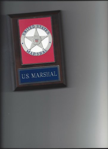 US MARSHAL PLAQUE LAW ENFORCEMENT OFFICER PHOTO PLAQUE
