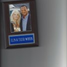 TIGER WOODS & ELIN GOLF PLAQUE PGA MASTERS RYDER CUP FUNNY !!!!!