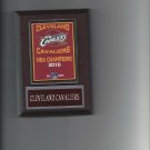 CLEVELAND CAVALIERS CHAMPS BANNER PLAQUE BASKETBALL NBA CHAMPIONS