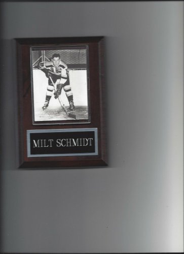 MILT SCHMIDT PLAQUE BOSTON BRUINS HOCKEY NHL