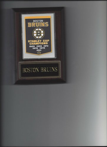 BOSTON BRUINS STANLEY CUP BANNER PLAQUE CHAMPS CHAMPIONS HOCKEY NHL