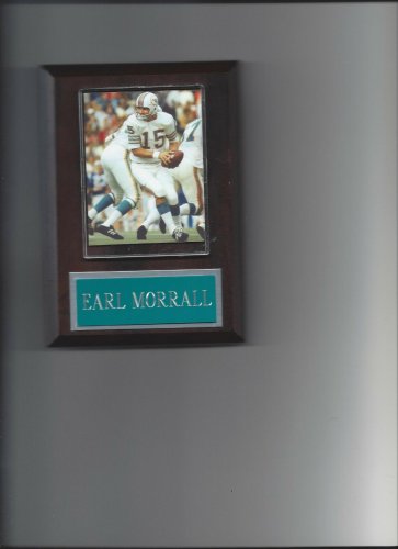 EARL MORRALL PLAQUE MIAMI DOLPHINS FOOTBALL NFL