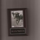 BUCKPASSER PLAQUE HORSERACING HORSE RACING TURF