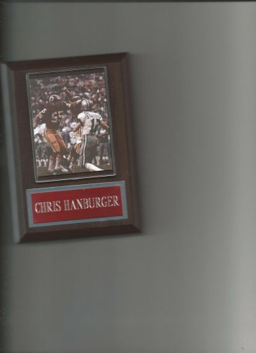 CHRIS HANBURGER PLAQUE WASHINGTON REDSKINS FOOTBALL NFL