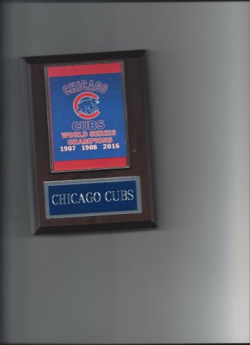 CHICAGO CUBS WORLD SERIES BANNER PLAQUE CHAMPIONS CHAMPS BASEBALL MLB NEW