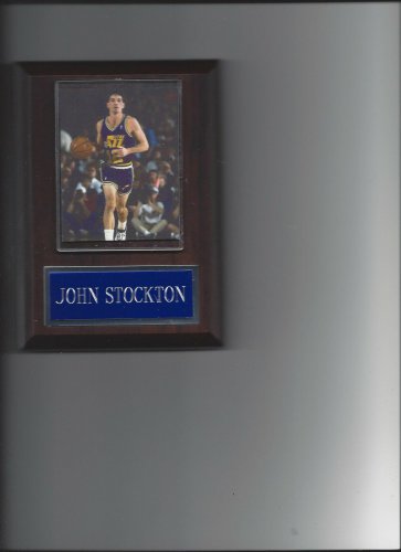 JOHN STOCKTON PLAQUE UTAH JAZZ BASKETBALL NBA