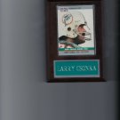 LARRY CSONKA PLAQUE MIAMI DOLPHINS FOOTBALL NFL
