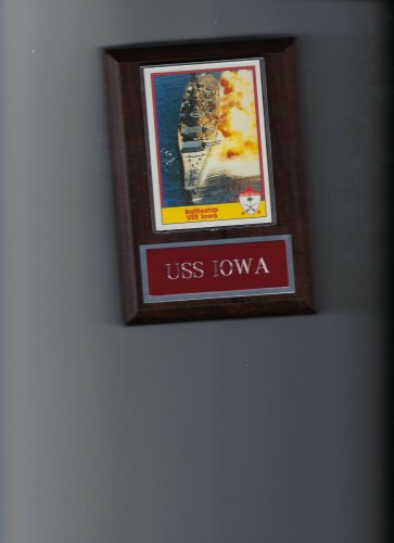 USS IOWA PLAQUE BB-61 US SHIP NAVY USA MILITARY BATTLESHIP