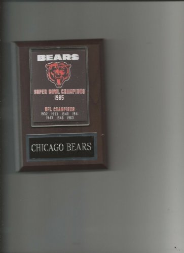 CHICAGO BEARS SB BANNER PLAQUE SUPER BOWL CHAMPIONS CHAMPS FOOTBALL NFL photo
