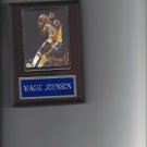 MAGIC JOHNSON PLAQUE BASKETBALL NBA LA LOS ANGELES LAKERS