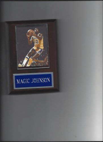 MAGIC JOHNSON PLAQUE BASKETBALL NBA LA LOS ANGELES LAKERS