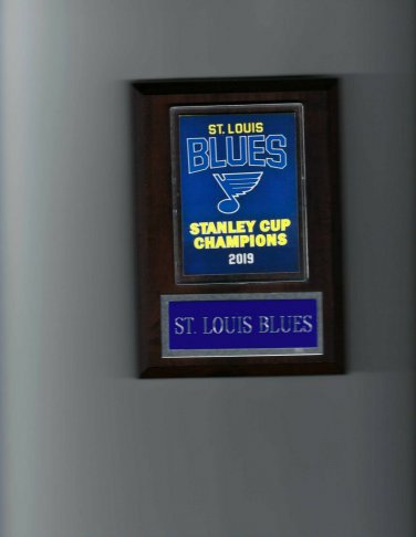 ST. LOUIS BLUES STANLEY CUP BANNER PLAQUE CHAMPS CHAMPIONS HOCKEY NHL