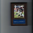 MARTELLUS BENNETT PLAQUE NEW ENGLAND PATRIOTS FOOTBALL NFL GAME ACTION