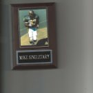 MIKE SINGLETARY PLAQUE BAYLOR UNIVERSITY FOOTBALL NCAA