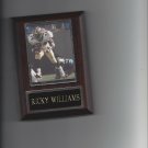 RICKY WILLIAMS PLAQUE NEW ORLEANS SAINTS FOOTBALL NFL