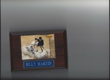 BILLY MARTIN PLAQUE NEW YORK YANKEES NY BASEBALL MLB