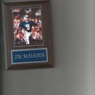 JIM McMAHON PLAQUE BRIGHAM YOUNG COUGARS FOOTBALL NCAA