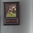 BARRY COFIELD PLAQUE WASHINGTON REDSKINS FOOTBALL NFL
