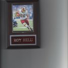 ROY HELU PLAQUE WASHINGTON REDSKINS FOOTBALL NFL