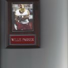 WILLIE PARKER PLAQUE WASHINGTON REDSKINS FOOTBALL NFL
