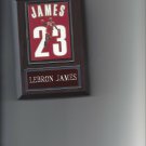 LEBRON JAMES JERSEY PLAQUE BASKETBALL CLEVELAND CAVALIERS NBA