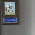 HOLLYWOOD HENDERSON PLAQUE DALLAS COWBOYS FOOTBALL NFL