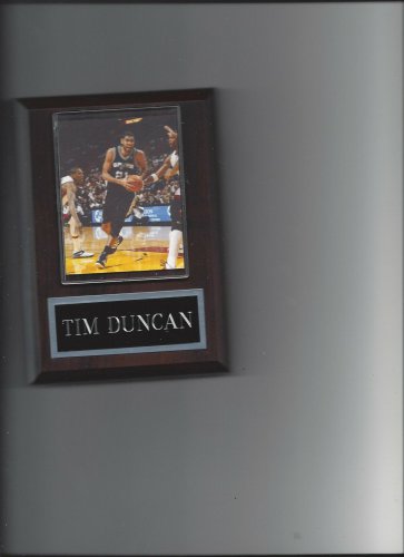 TIM DUNCAN PLAQUE SAN ANTONIO SPURS BASKETBALL NBA