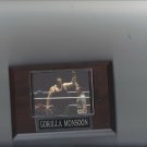 GORILLA MONSOON PLAQUE WRESTLING WWF WWE