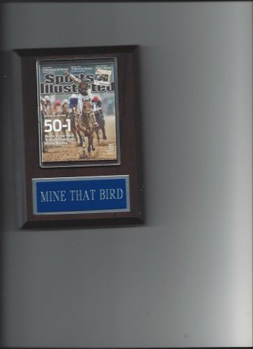 MINE THAT BIRD PLAQUE HORSERACING HORSE RACING TURF MAGAZINE PHOTO RARE