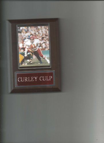 CURLEY CULP PLAQUE KANSAS CITY CHIEFS KC FOOTBALL NFL