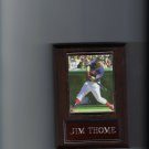 JIM THOME PLAQUE CLEVELAND INDIANS BASEBALL MLB GAME ACTION