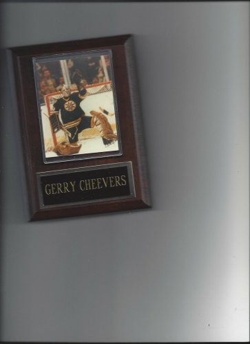 GERRY CHEEVERS PLAQUE BOSTON BRUINS HOCKEY NHL