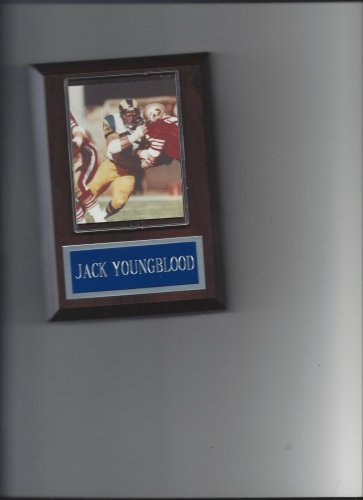 JACK YOUNGBLOOD PLAQUE LOS ANGELES RAMS LA FOOTBALL NFL