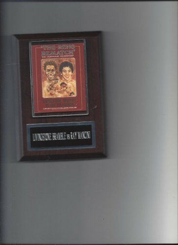 LIVINGSTONE BRAMBLE vs RAY BOOM BOOM MANCINI POSTER PLAQUE BOXING PICTURE PLAQUE