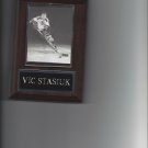 VIC STASIUK PLAQUE BOSTON BRUINS HOCKEY NHL