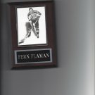 FERN FLAMAN PLAQUE BOSTON BRUINS HOCKEY NHL