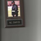 AL DAVIS PLAQUE OAKLAND RAIDERS LA  FOOTBALL NFL