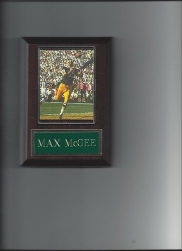 MAX McGEE PLAQUE GREEN BAY PACKERS FOOTBALL NFL