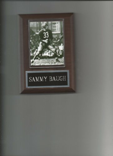 SAMMY BAUGH PLAQUE WASHINGTON REDSKINS FOOTBALL NFL